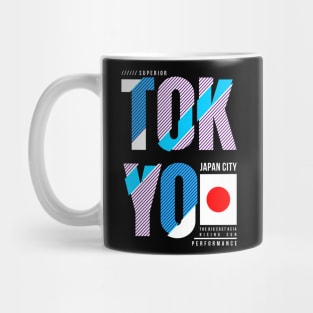 Tokyo City Typography Mug